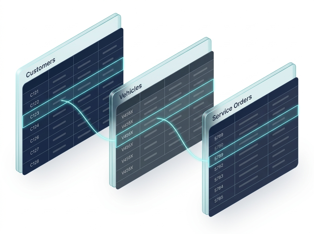 The managed automotive objects Orbee maintains natively