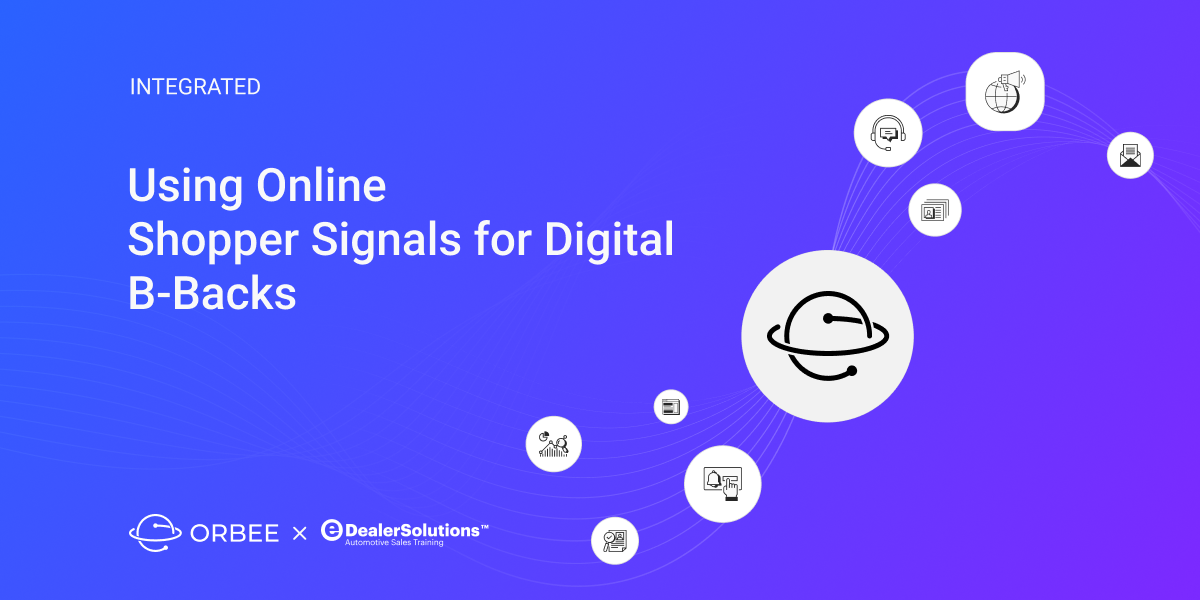 Using Online Shopper Signals for Digital B-Backs